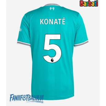 Liverpool Ibrahima Konate #5 Tricou Fotbal Replică 2025-26 Barbati Treilea